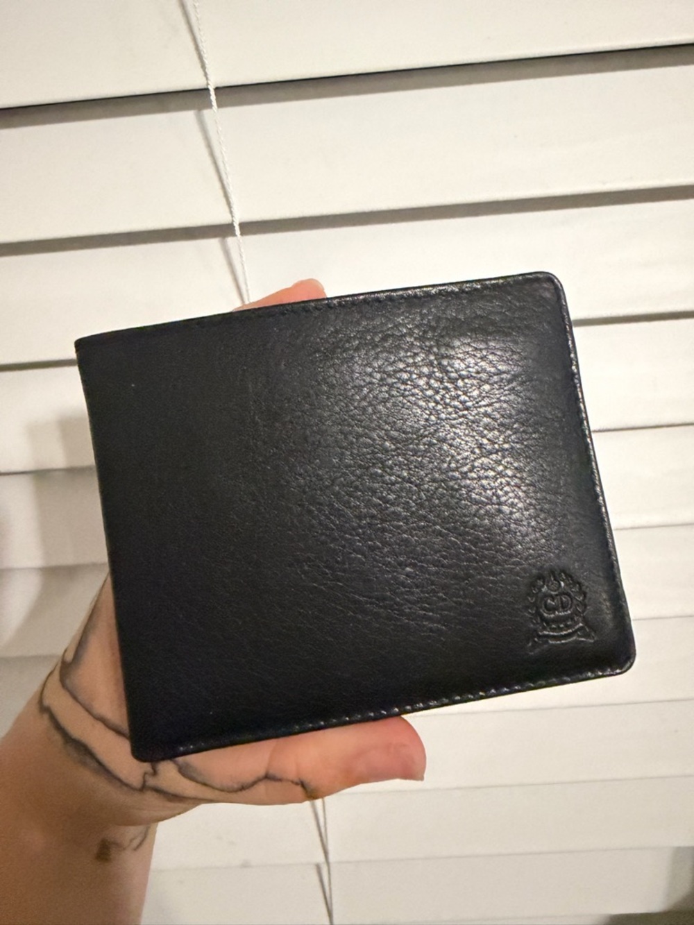 Vintage Christian Dior Leather Bi-Fold Wallet